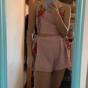 Two piece top and shorts